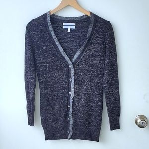 Victoria's Secret Black and Silver Cardigan